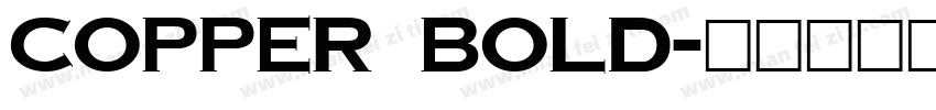 copper bold字体转换